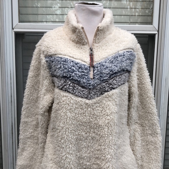 Weatherproof 1/4 Zip Fuzzy Pullover Jacket Top size Medium - Picture 4 of 14